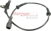 Sensor, Raddrehzahl METZGER 0900910