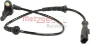 Sensor, Raddrehzahl METZGER 0900911