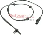 Sensor, Raddrehzahl Hinterachse METZGER AUTOTEILE 0900930