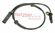 Sensor, Raddrehzahl METZGER 0900947