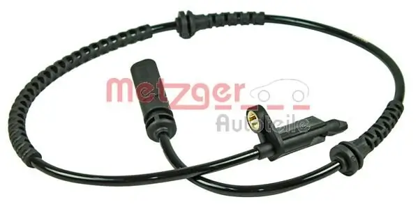 Sensor, Raddrehzahl Vorderachse links Vorderachse rechts METZGER 0900953
