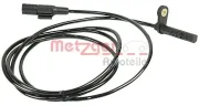 Sensor, Raddrehzahl METZGER 0900972