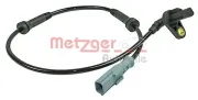 Sensor, Raddrehzahl METZGER 0900983