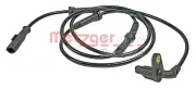 Sensor, Raddrehzahl METZGER 0900984