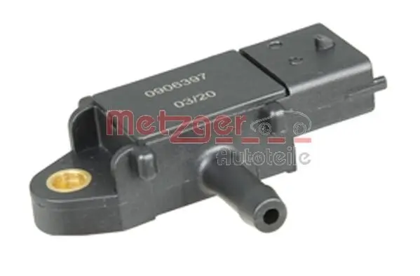 Sensor, Abgasdruck METZGER 0906397