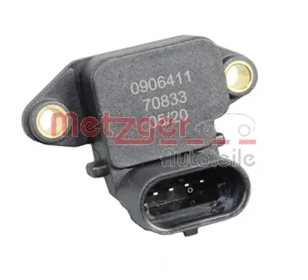 Sensor, Ladedruck Ansaugkrümmer Ladeluftkühler METZGER AUTOTEILE 0906411 Bild Sensor, Ladedruck Ansaugkrümmer Ladeluftkühler METZGER AUTOTEILE 0906411