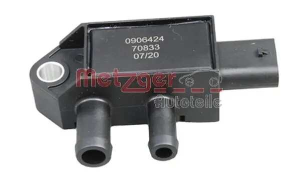 Sensor, Abgasdruck METZGER 0906424