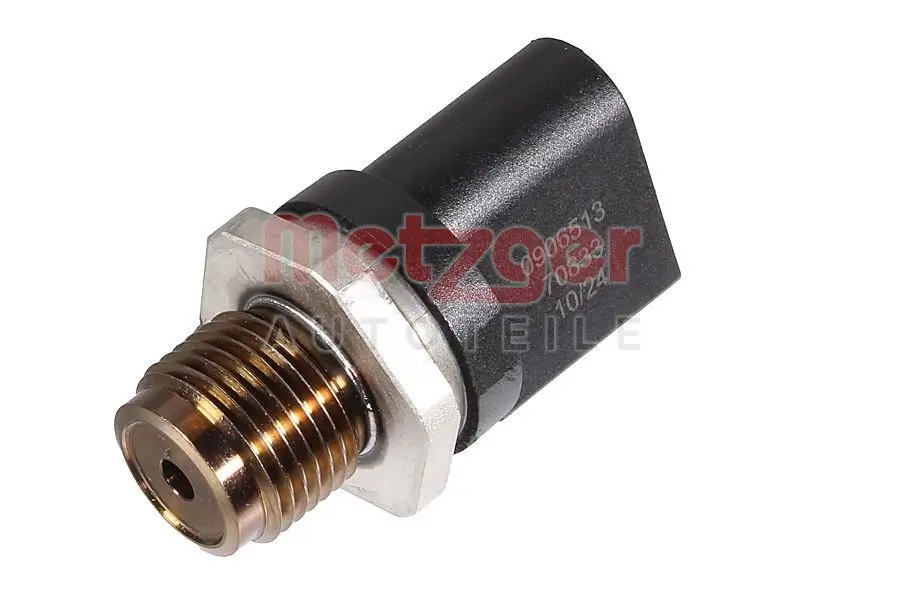 Sensor, Kraftstoffdruck Kraftstoffverteilerrohr METZGER AUTOTEILE 0906513