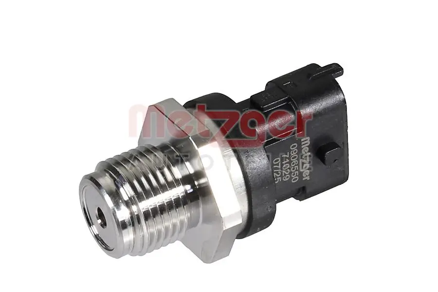 Sensor, Kraftstoffdruck Kraftstoffverteilerrohr METZGER AUTOTEILE 0906550