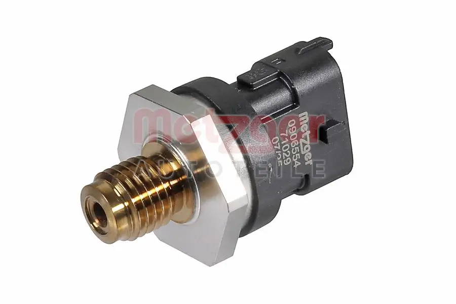 Sensor, Kraftstoffdruck Kraftstoffverteilerrohr METZGER AUTOTEILE 0906554