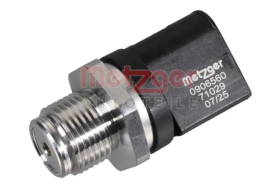 Sensor, Kraftstoffdruck Kraftstoffverteilerrohr METZGER AUTOTEILE 0906560