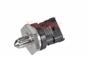 Sensor, Kraftstoffdruck Kraftstoffverteilerrohr METZGER AUTOTEILE 0906563