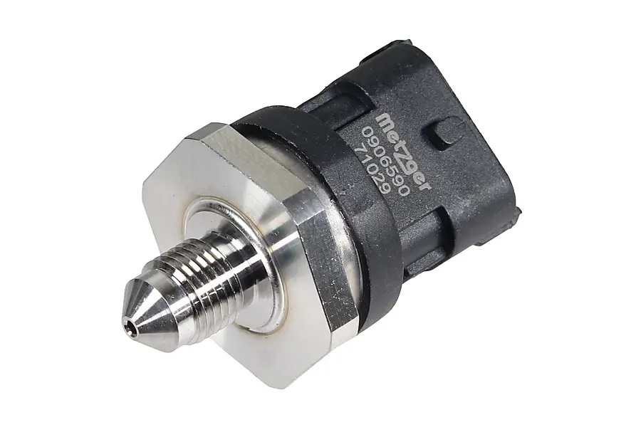 Sensor, Kraftstoffdruck Kraftstoffverteilerrohr METZGER AUTOTEILE 0906590