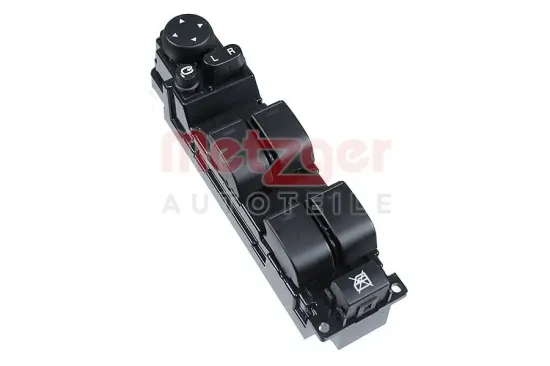 Schalter, Fensterheber fahrerseitig vorne METZGER AUTOTEILE 09161004 Bild Schalter, Fensterheber fahrerseitig vorne METZGER AUTOTEILE 09161004