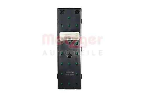 Schalter, Fensterheber fahrerseitig vorne METZGER AUTOTEILE 09161048 Bild Schalter, Fensterheber fahrerseitig vorne METZGER AUTOTEILE 09161048