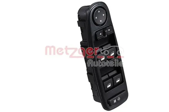 Schalter, Fensterheber fahrerseitig vorne METZGER AUTOTEILE 09161087 Bild Schalter, Fensterheber fahrerseitig vorne METZGER AUTOTEILE 09161087