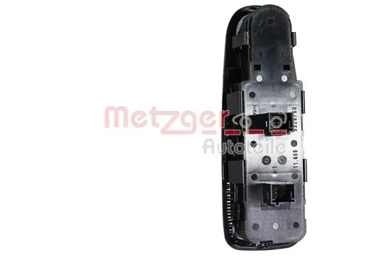 Schalter, Fensterheber fahrerseitig vorne METZGER AUTOTEILE 09161087 Bild Schalter, Fensterheber fahrerseitig vorne METZGER AUTOTEILE 09161087