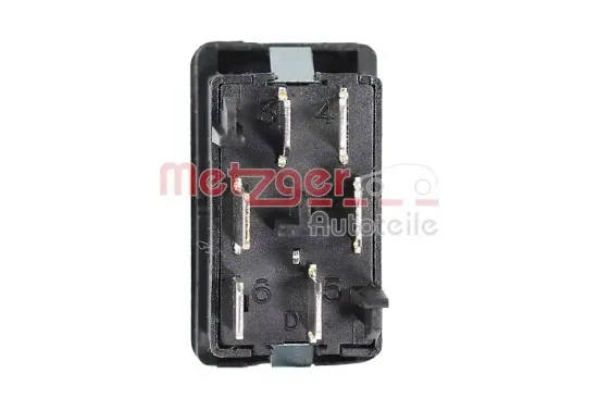 Schalter, Fensterheber vorne METZGER AUTOTEILE 09161092 Bild Schalter, Fensterheber vorne METZGER AUTOTEILE 09161092