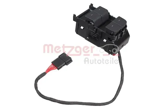 Schalter, Fensterheber fahrerseitig vorne METZGER AUTOTEILE 09161112 Bild Schalter, Fensterheber fahrerseitig vorne METZGER AUTOTEILE 09161112