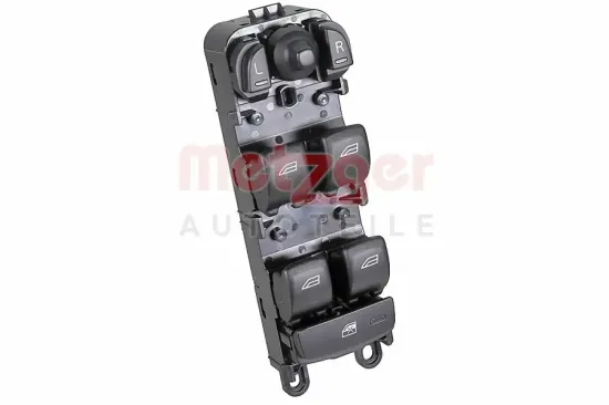 Schalter, Fensterheber fahrerseitig vorne METZGER AUTOTEILE 09161163 Bild Schalter, Fensterheber fahrerseitig vorne METZGER AUTOTEILE 09161163