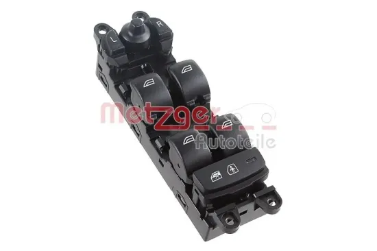 Schalter, Fensterheber fahrerseitig vorne METZGER AUTOTEILE 09161164 Bild Schalter, Fensterheber fahrerseitig vorne METZGER AUTOTEILE 09161164