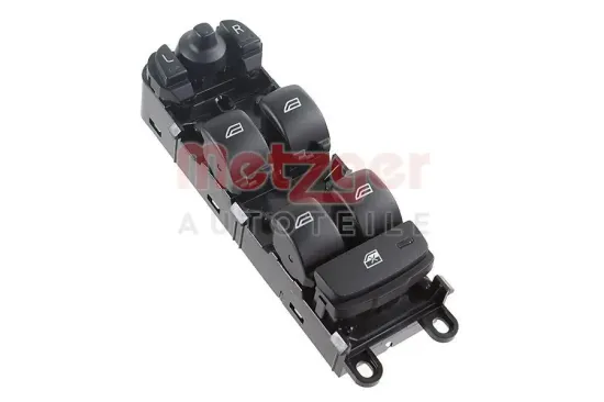 Schalter, Fensterheber fahrerseitig vorne METZGER AUTOTEILE 09161165 Bild Schalter, Fensterheber fahrerseitig vorne METZGER AUTOTEILE 09161165