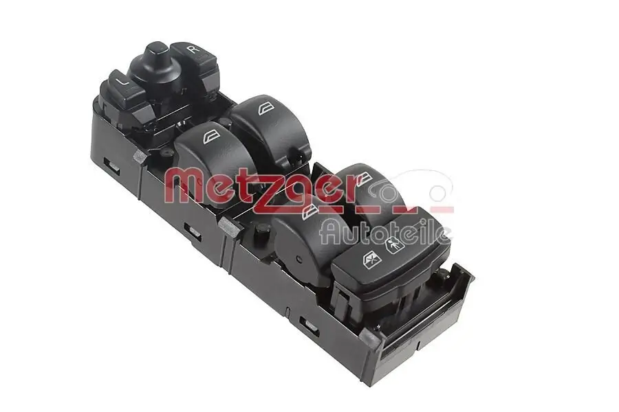 Schalter, Fensterheber fahrerseitig vorne METZGER AUTOTEILE 09161167