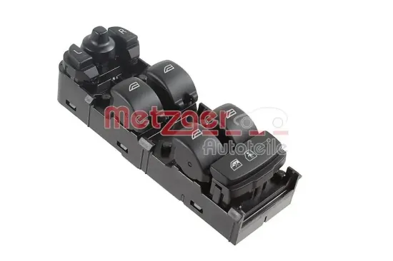 Schalter, Fensterheber fahrerseitig vorne METZGER AUTOTEILE 09161167 Bild Schalter, Fensterheber fahrerseitig vorne METZGER AUTOTEILE 09161167