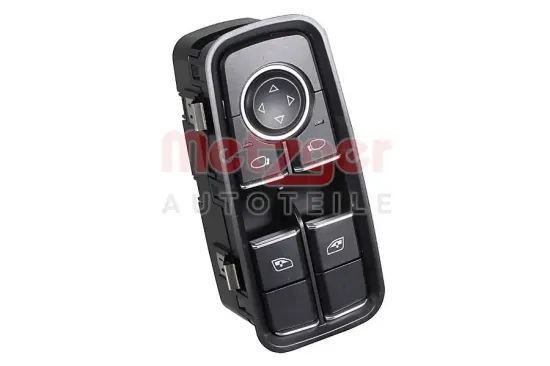 Schalter, Fensterheber fahrerseitig vorne METZGER AUTOTEILE 09161182 Bild Schalter, Fensterheber fahrerseitig vorne METZGER AUTOTEILE 09161182