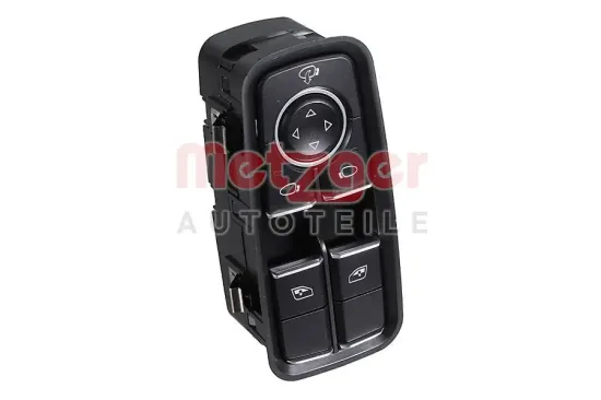 Schalter, Fensterheber fahrerseitig vorne METZGER AUTOTEILE 09161183 Bild Schalter, Fensterheber fahrerseitig vorne METZGER AUTOTEILE 09161183