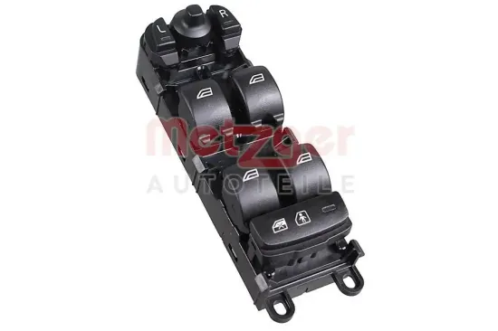 Schalter, Fensterheber fahrerseitig vorne METZGER AUTOTEILE 09161206 Bild Schalter, Fensterheber fahrerseitig vorne METZGER AUTOTEILE 09161206
