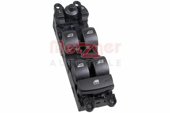 Schalter, Fensterheber fahrerseitig vorne METZGER AUTOTEILE 09161209 Bild Schalter, Fensterheber fahrerseitig vorne METZGER AUTOTEILE 09161209