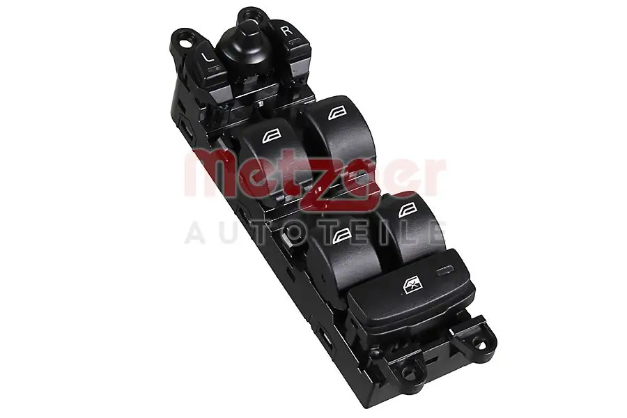 Schalter, Fensterheber fahrerseitig vorne METZGER AUTOTEILE 09161211
