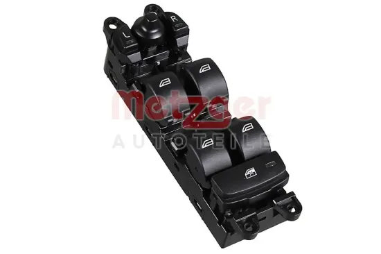 Schalter, Fensterheber fahrerseitig vorne METZGER AUTOTEILE 09161211 Bild Schalter, Fensterheber fahrerseitig vorne METZGER AUTOTEILE 09161211