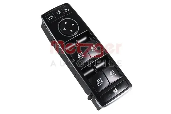 Schalter, Fensterheber fahrerseitig vorne METZGER AUTOTEILE 09161252 Bild Schalter, Fensterheber fahrerseitig vorne METZGER AUTOTEILE 09161252