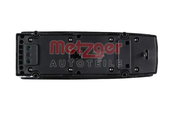 Schalter, Fensterheber fahrerseitig vorne METZGER AUTOTEILE 09161252 Bild Schalter, Fensterheber fahrerseitig vorne METZGER AUTOTEILE 09161252