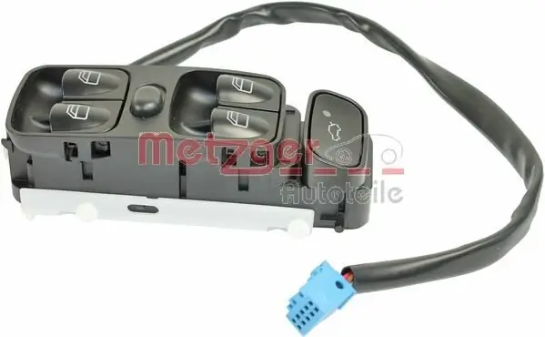 Schalter, Fensterheber fahrerseitig METZGER AUTOTEILE 0916386
