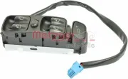 Schalter, Fensterheber fahrerseitig METZGER AUTOTEILE 0916386