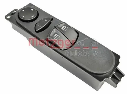 Schalter, Fensterheber vorne fahrerseitig METZGER AUTOTEILE 0916407 Bild Schalter, Fensterheber vorne fahrerseitig METZGER AUTOTEILE 0916407