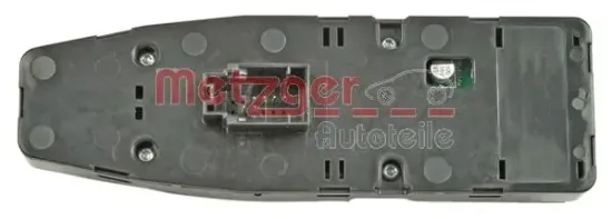 Schalter, Fensterheber fahrerseitig vorne METZGER AUTOTEILE 0916449 Bild Schalter, Fensterheber fahrerseitig vorne METZGER AUTOTEILE 0916449