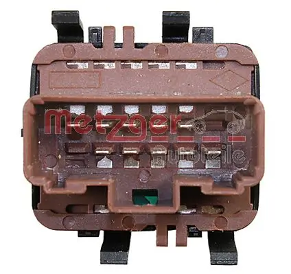 Schalter, Fensterheber fahrerseitig vorne METZGER AUTOTEILE 0916553 Bild Schalter, Fensterheber fahrerseitig vorne METZGER AUTOTEILE 0916553