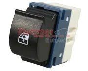 Schalter, Fensterheber beifahrerseitig METZGER AUTOTEILE 0916560