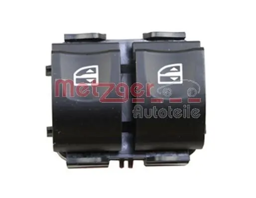 Schalter, Fensterheber fahrerseitig vorne METZGER AUTOTEILE 0916583 Bild Schalter, Fensterheber fahrerseitig vorne METZGER AUTOTEILE 0916583