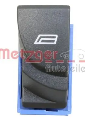 Schalter, Fensterheber beifahrerseitig vorne METZGER AUTOTEILE 0916585