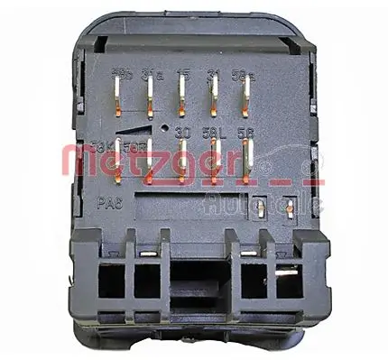 Schalter, Hauptlicht METZGER AUTOTEILE 0916627 Bild Schalter, Hauptlicht METZGER AUTOTEILE 0916627