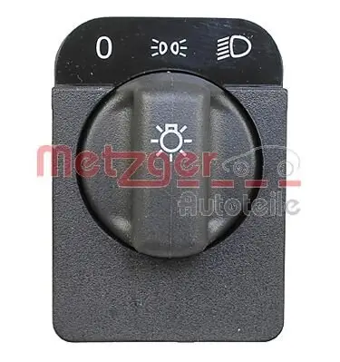 Schalter, Hauptlicht METZGER AUTOTEILE 0916627 Bild Schalter, Hauptlicht METZGER AUTOTEILE 0916627