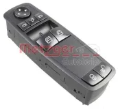 Schalter, Fensterheber vorne fahrerseitig METZGER AUTOTEILE 0916681