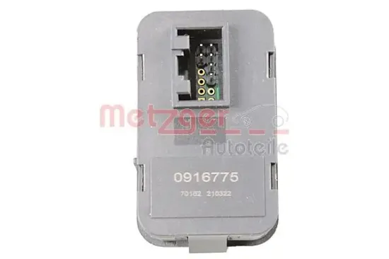 Schalter, Fensterheber fahrerseitig METZGER AUTOTEILE 0916775 Bild Schalter, Fensterheber fahrerseitig METZGER AUTOTEILE 0916775