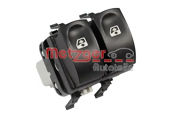 Schalter, Fensterheber vorne fahrerseitig METZGER AUTOTEILE 0916786