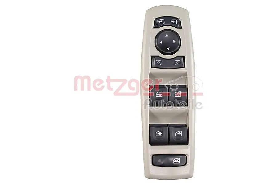 Schalter, Fensterheber fahrerseitig vorne METZGER AUTOTEILE 0916955